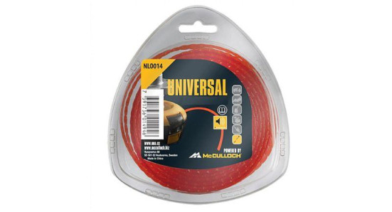 Корд триммерный Nylon Line 2.4mm x 90m красный (бесшумный) UOA 5776163-17 в Санкт-Петербурге