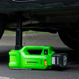 Домкрат гидравлический аккумуляторный Greenworks Арт.3401407, 24V