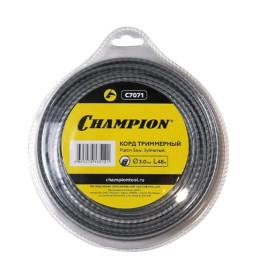 Корд трим.CHAMPION Platin Saw 3.0мм*48м (зубчатый)