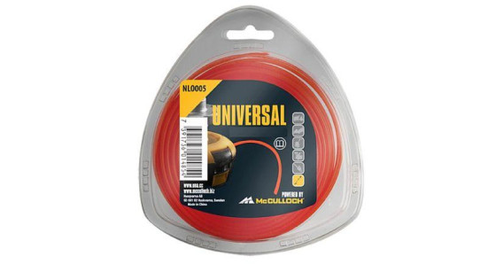 Корд триммерный Nylon Line 2.4mm x 90m красный круглый round line UOA 5776163-08 в Санкт-Петербурге