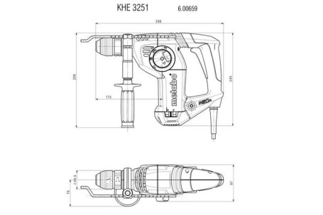 Перфоратор комбинированный Metabo KHE 3251 600659000 в Санкт-Петербурге