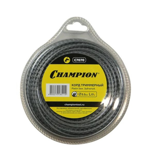 Корд трим.CHAMPION Platin Saw 3.5мм*17м (зубчатый) в Санкт-Петербурге