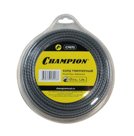 Корд трим.CHAMPION Platin Saw 3.5мм*35м (зубчатый) в Санкт-Петербурге
