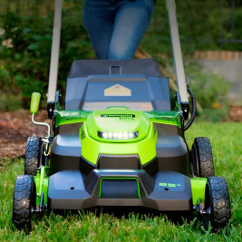 Газонокосилка аккумуляторная Greenworks Арт.2519107, 60V, 61 см, самоходная, бесщеточная, без АКБ и