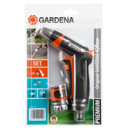 Пистолет-наконечник для полива металлический Premium +коннектор GARDENA 18305-33.000.00