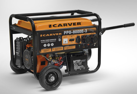 Бензогенератор Carver PPG-8000E-3 в Санкт-Петербурге