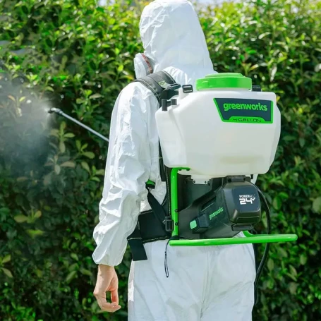 Опрыскиватель аккумуляторный Greenworks G24BPSII, 24V, c 1хАКБ 2Ач и ЗУ в Санкт-Петербурге