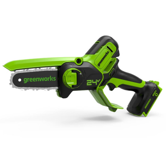 Цепная мини пила аккумуляторная Greenworks Арт. 2008707, 24V, 15см, бесщеточная, без АКБ и ЗУ в Санкт-Петербурге